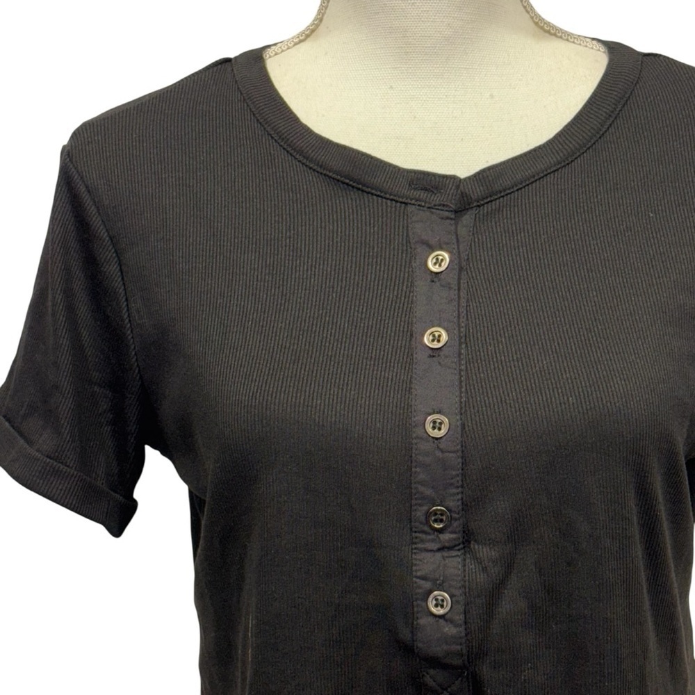 Unbranded Black Tee, sz M - Picture 6 of 7